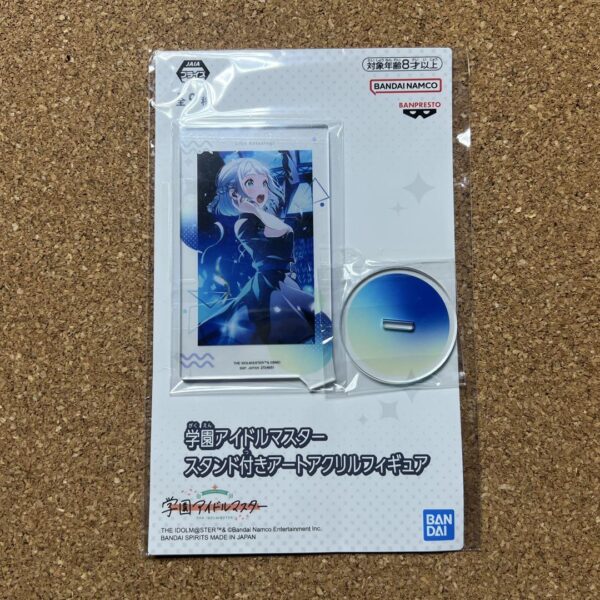 Gakuen Idolmaster Art Acrylic Figure With Stand Ririya Katsuragi