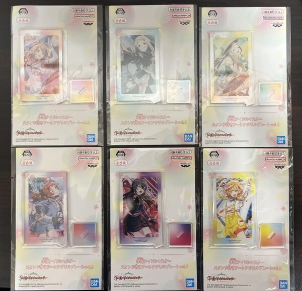 Art Acrylic Plate With School Idolmaster Stand Vol.2 Complete Set