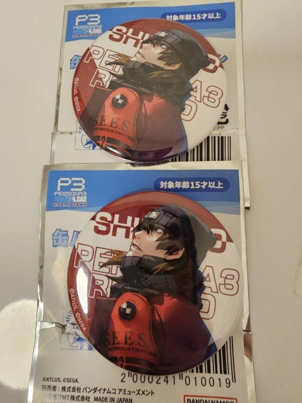 Nanja Town Persona 3 Reload Mini Game Can Badge Collection Shinjiro Aragaki F/S-