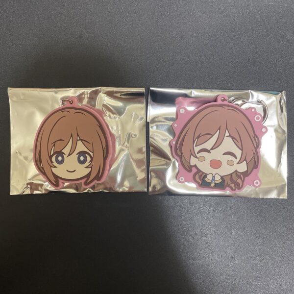 Gakuen Idolmaster Himesaki Rinami Trading Rubber Keychain A B
