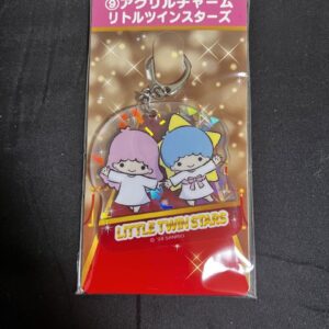 9 Acrylic Charms Little Twin Stars F/S-M501 from japan Rare  Good condition