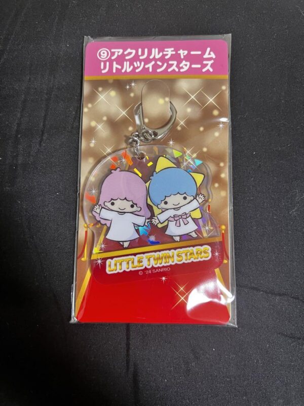 9 Acrylic Charms Little Twin Stars F/S-M501 from japan Rare  Good condition