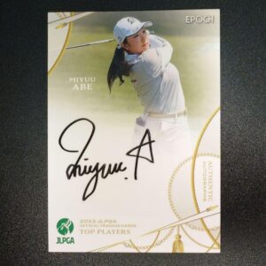 Jlpga Women'S Professional Golf Miyu Abe Autograph Card F/S-M501 from japan Rare
