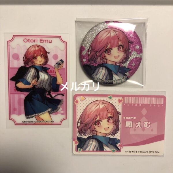 Proseca Lawson Sticker Clear Sheet Can Badge Otori Emu F/S-M501 from japan Rare