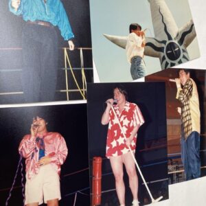 Women'S Pro Wrestling Raw Photo Chikusa Nagayo Solo Singing Scene 5-Piece Set F/