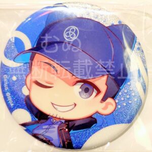 Persona 3 Nanjatown Glitter Can Badge Junpei F/S-M501 from japan Rare  Good cond