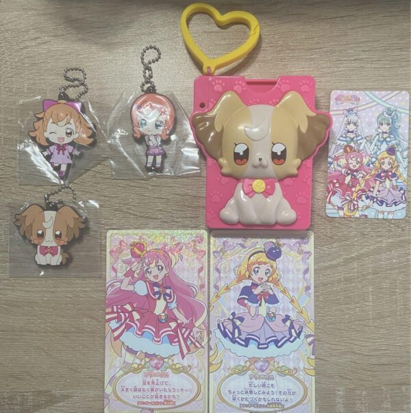 Wandaful Precure Lavamas Card Case Set Of 6 F/S-M501 from japan Rare  Good condi