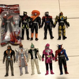 Kamen Rider Soft Vinyl Hero Set F/S-M503 from japan Rare  Good condition