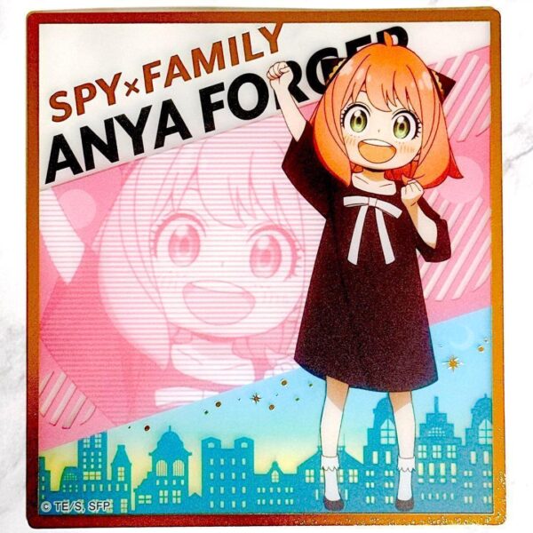 Spy Family Visual Artboard Anya Foil Stamped Candy F/S-M503 from japan Rare  Goo
