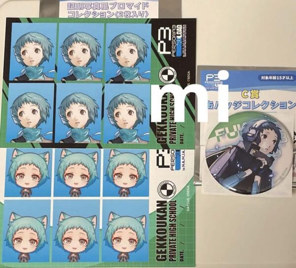 Persona 3 Reload Fuka Yamagishi Can Badge Id Photobromide Set F/S-M501 from japa