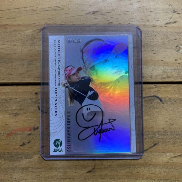 Epoch 2022 Jlpga Yokori Kawamitsu Autographed Card Women'S Golf F/S-M501 from ja