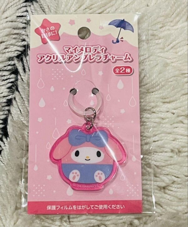 My Melody Acrylic Umbrella Charm F/S-M503 from japan Rare  Good condition