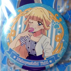 Wandaful Precure Yuki Nekoyashiki Lawson Cure Nyami Loppi Can Badge F/S-M501 fro