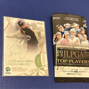 Epoch Jlpga 2023 Top Prayers Juri Matsumoto Promo F/S-M501 from japan Rare  Good