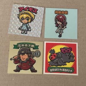 Persona 3 Super P3 Sticker Set Of 4 F/S-M501 from japan Rare  Good condition