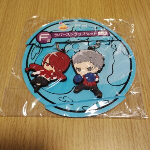 Persona 3 Akihiko Sanada Mitsuru Kirijo Rubber Strap F/S-M501 from japan Rare  G