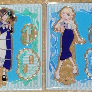 Set Wonderful Precure Lawson Acrylic Stand Yuki Mayu F/S-M501 from japan Rare  G