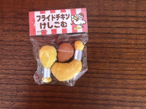 Retro Poppy Mandarake Rare Fried Chicken Showa Era Eraser Candy F/S-M503 from ja