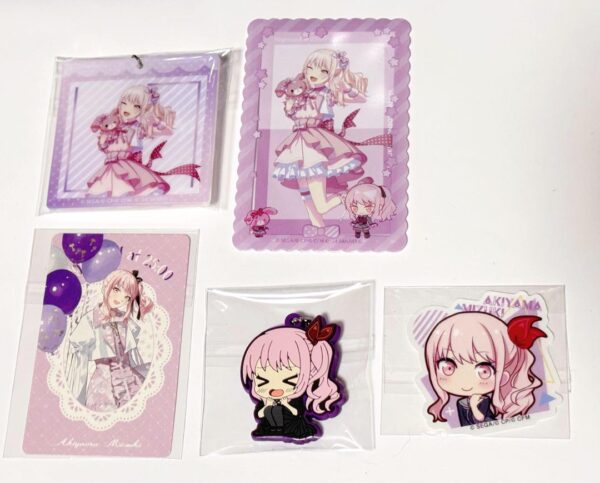 Mizuki Akiyama Keychain Rubast Sticker Epica Hard Case Proseca F/S-M501 from jap