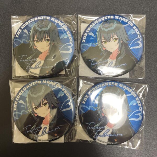 Gakuen Idolmaster Expo Glitter Can Badge Temari Tsukimura