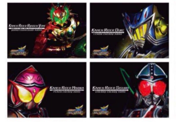 Kamen Rider Gaim Poster Complete Set F/S-M501 from japan Rare  Good condition