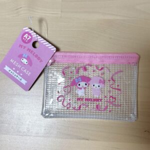 Flat Pouch My Melo Sanrio F/S-M503 from japan Rare  Good condition