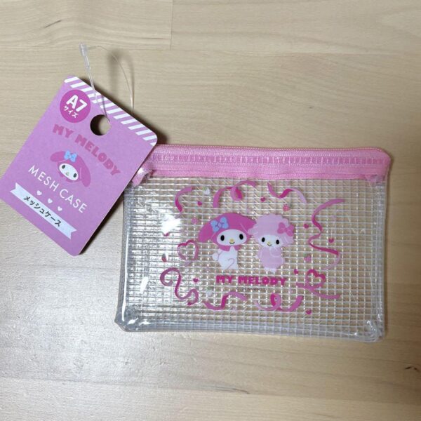 Flat Pouch My Melo Sanrio F/S-M503 from japan Rare  Good condition
