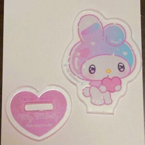 Sanrio My Melody 50Th Anniversary 100 Yen Acrylic Stand F/S-M503 from japan Rare