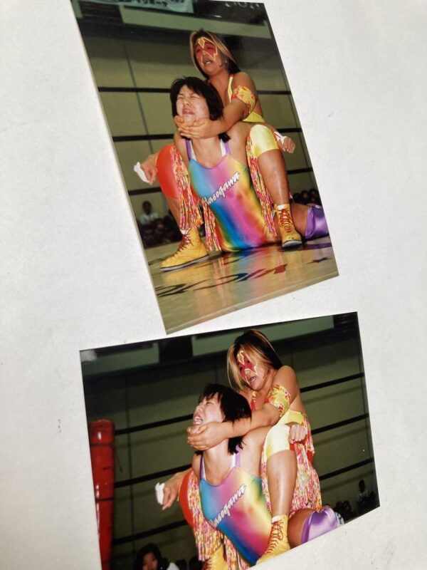Women'S Professional Wrestling Raw Photo Kyoko Inoue 2-Piece Set F/S-M501 from j