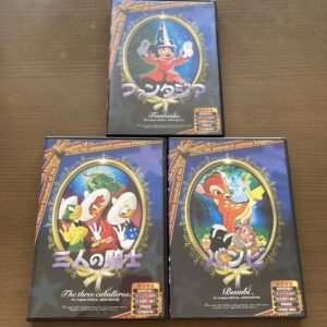 Fantasia The Three Caballeros Bambi Rental Dvd F/S-M501 from japan Rare  Good co