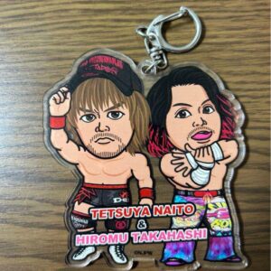 New Japan Pro Wrestling Naito Tetsuya Takahashi Hiromu Big Acrylic Keychain F/S-