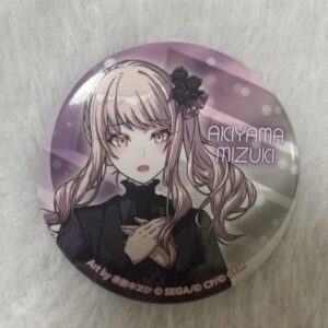 Proseca Mizuki Akiyama Orisho Can Badge F/S-M501 from japan Rare  Good condition