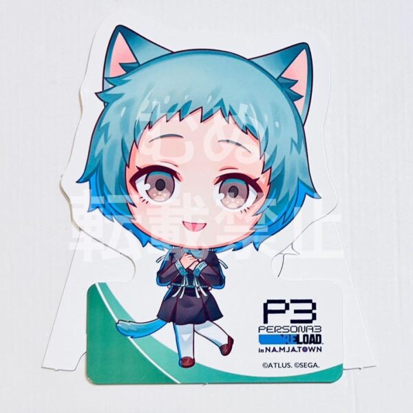 Persona 3 Nanja Town Rally Pop Stand Fuuka F/S-M501 from japan Rare  Good condit