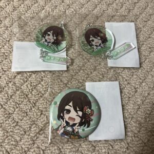 Marukuji Jujutsu Kaisen Yukataieiri Can Badge Akki 2 F/S-M501 from japan Rare  G