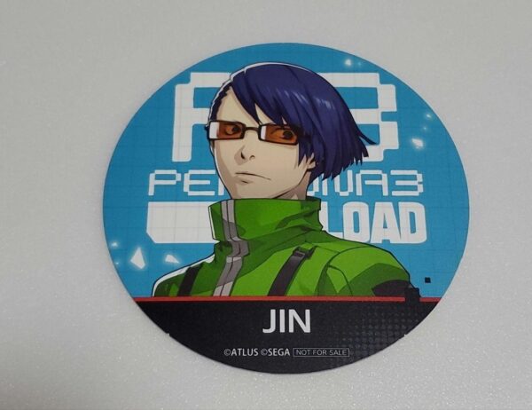Persona 3 Reload Coaster Gigo Jin F/S-M501 from japan Rare  Good condition