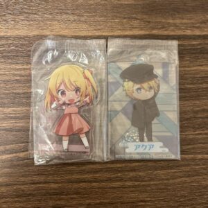 Oshinoko Ichibankuji Aqua Ruby Acrylic Keychain Stand F/S-M501 from japan Rare