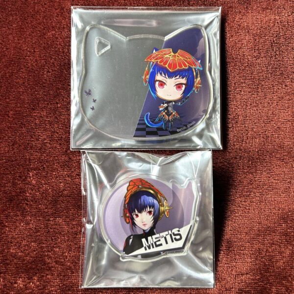 Persona 3 Reload Nanja Acrylic Coaster Badge Metis F/S-M501 from japan Rare  Goo