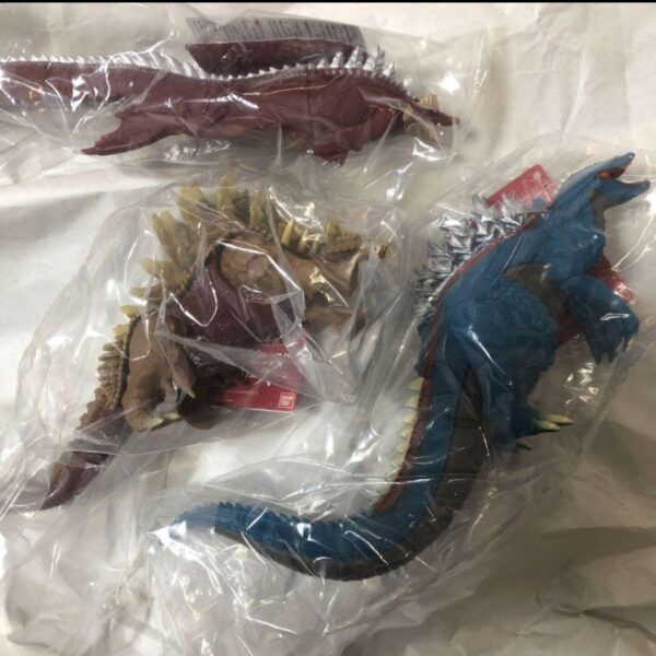 Movie Monster Godzilla Sp Series 3-Piece Set F/S-M501 from japan Rare  Good cond