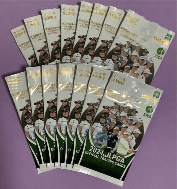 Epoch2021 Japan Women'S Professional Golf Official Card 15 Pack F/S-M501 from ja