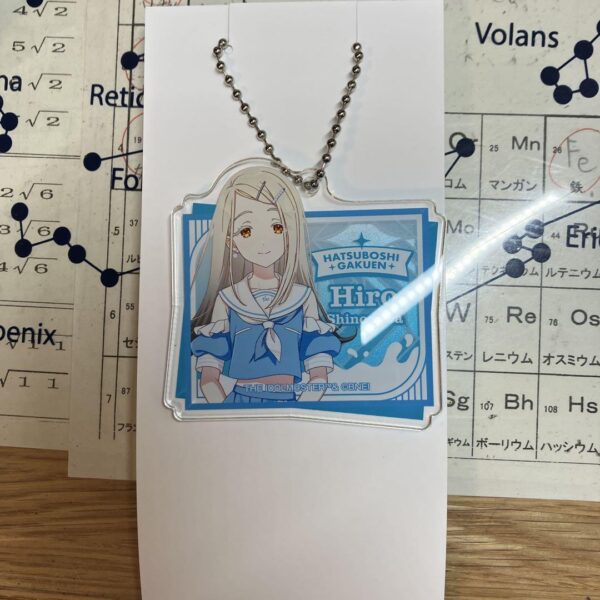 Gakuen Idolmaster Hiroshi Shinozawa Lawson Acrylic Keychain Gakumasu F/S-M501 fr