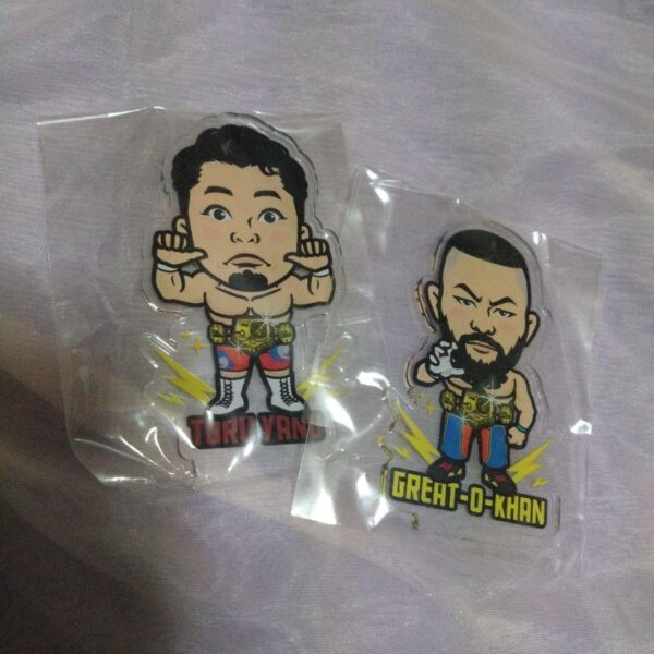 New Japan Pro Wrestling Yano Michi, Great Oakhan, Acrylic F/S-M503 from japan Ra