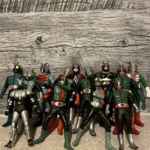 Kamen Rider Mini Soft Vinyl Set F/S-M503 from japan Rare  Good condition