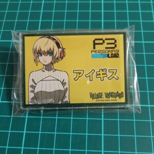 Persona 3 P3R Village Vanguard Pop Badge Aigis F/S-M501 from japan Rare  Good co