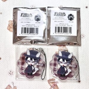 Dear Love Harapeko Wolf Berry Glitter Acrylic Strap Reiji F/S-M501 from japan Ra