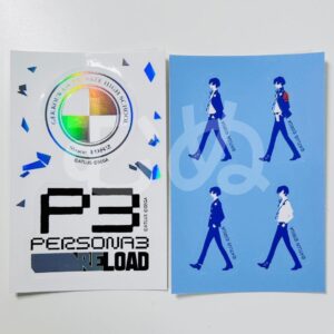 Persona 3 Reload Daiso Die Cut Sticker F/S-M501 from japan Rare  Good condition