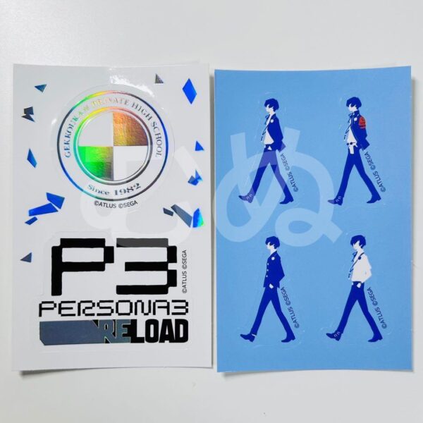 Persona 3 Reload Daiso Die Cut Sticker F/S-M501 from japan Rare  Good condition
