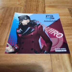 Persona 3 Reload Animax Cafe F/S-M501 from japan Rare  Good condition