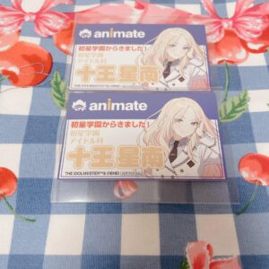 Juosei Minami Gakuen Idolmaster Clerk Name Tagcard Animate Bonus