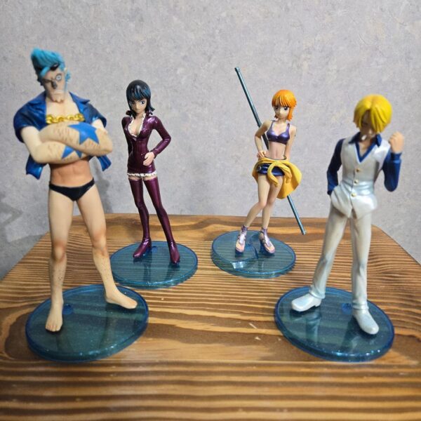One Piece Candy Toy Sanji Nami Robin Franky F/S-M503 from japan Rare  Good condi
