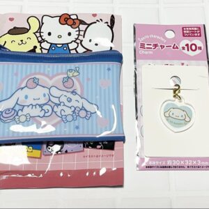 Sanrio Cinnamoroll Flat Pouch Mini Charm F/S-M503 from japan Rare  Good conditio